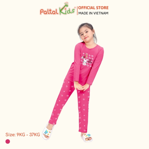 BST Mùa Đông - Đồ Bộ Tay Dài Cotton Mỹ Bé Gái Cao Cấp - 023 6024