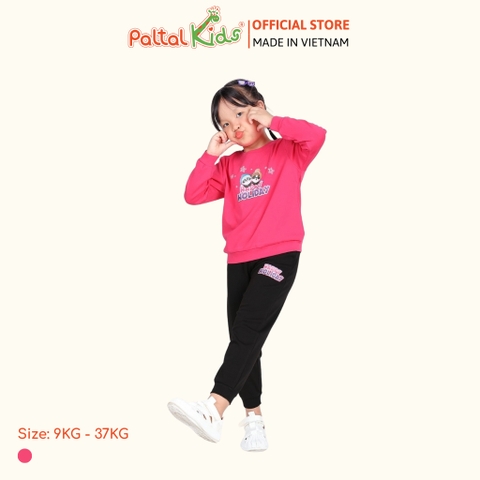 BST Mùa Đông - Đồ Bộ Tay Dài Cotton Borib Bé Gái Cao Cấp  - 223 6043