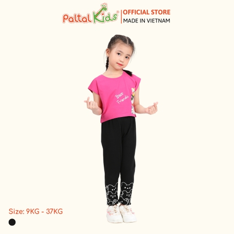 Quần Dài Cotton Borib Bé Gái Cao Cấp - 228 8055