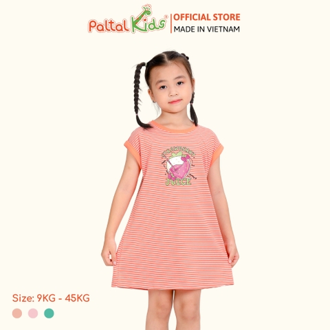 Đầm Dáng A Cánh Dơi Cotton Mỹ Cao Cấp - 02C 8025