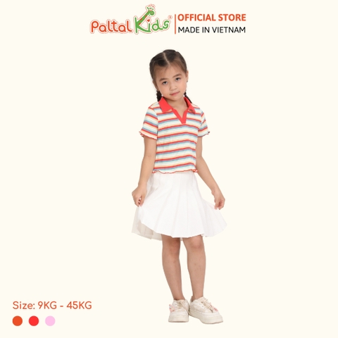 Áo Croptop Cotton Sọc Gân Cao Cấp - 020 1419