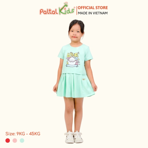 Set Áo Mix Chân Váy Cotton Mỹ Cao Cấp - 022 9204