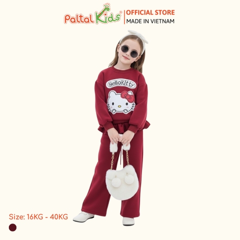 BST Mùa Đông - Đồ Bộ Tay Dài Nỉ Trung Bé Gái Cao Cấp - 223 6051