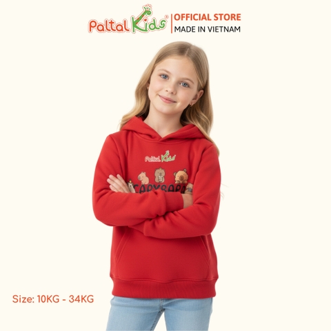 Áo Hoodie Nỉ Da Cá Bé Gái Cao Cấp - 191 4032
