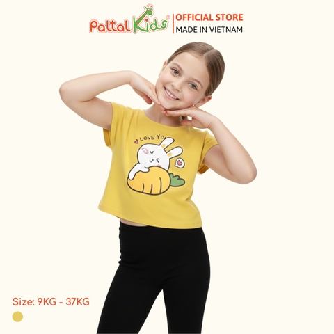Áo Croptop Cotton Mỹ Bé Gái Cao Cấp - 020 1373