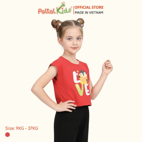 Áo Croptop Cotton Mỹ Bé Gái Cao Cấp - 020 1369