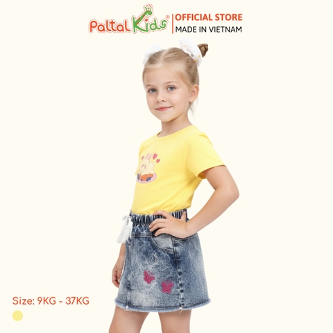 Áo Thun Cotton Mỹ Bé Gái Cao Cấp - 020 1365