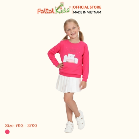 Áo Sweater Cotton Borib Bé Gái Cao Cấp - 020 1377