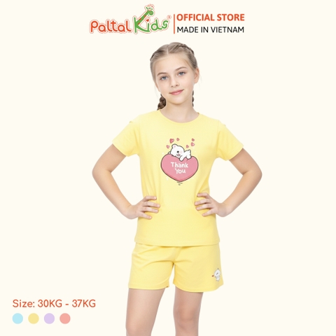 Đồ Bộ Đùi Cơ Bản Cotton Mỹ Bé Gái Cao Cấp - 025 2015 - Size 14
