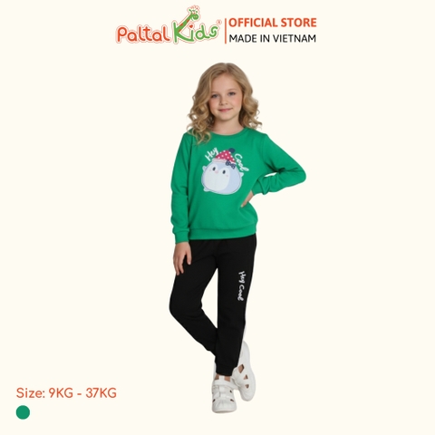 BST Mùa Đông - Đồ Bộ Tay Dài Cotton Borib Bé Gái Cao Cấp - 223 6044