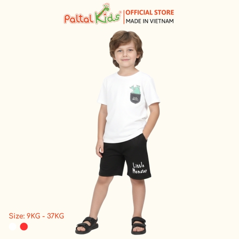 Đồ Bộ Đùi Hình In Xương Rồng Giả Túi Cotton Mỹ Bé Trai Cao Cấp - 025 2110