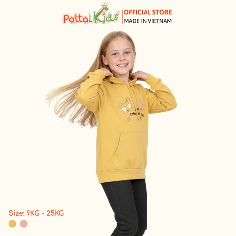 Áo Hoodie Cotton Melan Bé Gái Cao Cấp  - 191 4009