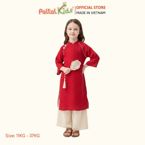 Set Áo Dài Cách Tân Bé Gái Cao Cấp - 533 6129