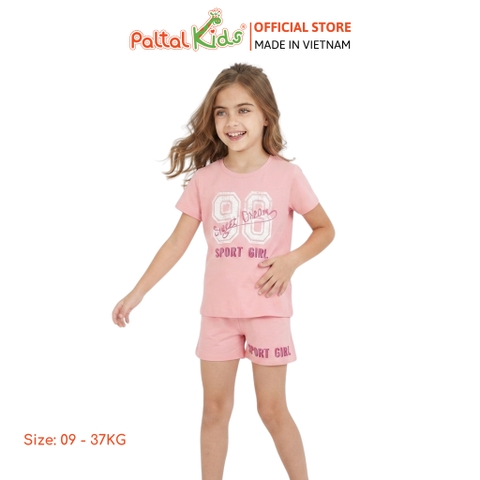 Đồ Bộ Đùi Cotton Mỹ Hình In 96 Bé Gái Cao Cấp - 025 2134