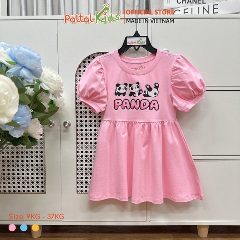 Đầm Babydoll Tay Phồng Cotton Mỹ Cao Cấp - 02C 8034