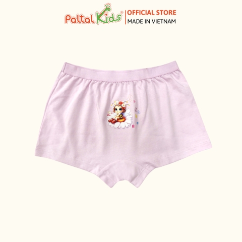 (CHE TÊN SẢN PHẨM) Lẻ 1 Quần Lót Dáng Đùi Cotton Màu Sắc Ngẫu Nhiên Bé Gái Cao Cấp - 027 7413