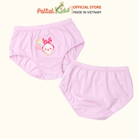 (CHE TÊN SẢN PHẨM) Lẻ 1 Quần Lót Dáng Tam Gíac Cotton Màu Sắc Ngẫu Nhiên Bé Gái Cao Cấp - 027 7341