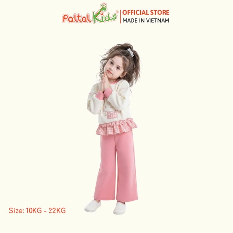 BST Mùa Đông - Đồ Bộ Tay Dài Nỉ Da Cá Bé Gái Cao Cấp - 223 6048