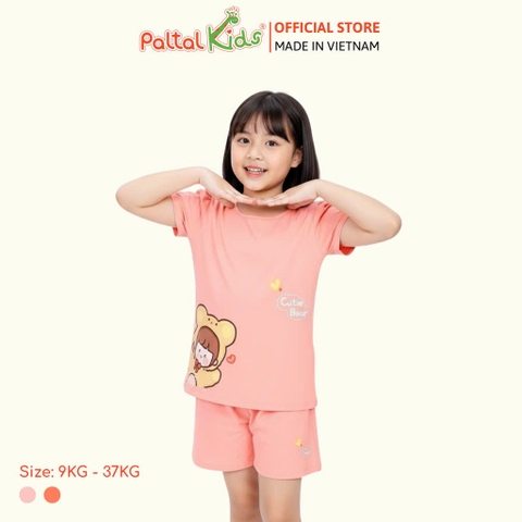 BST Mùa Xuân - Bộ Đùi Tay Ngắn Cotton Mỹ Bé Gái Cao Cấp - 025 5152