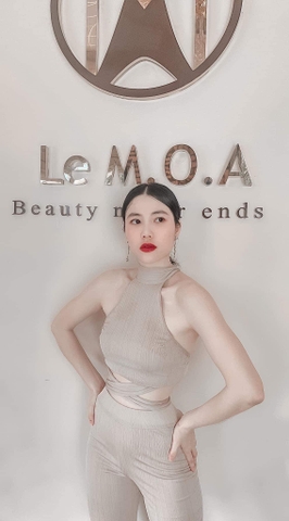 Set Dài Áo Croptop Dây Chéo Bụng Cổ Yếm Dáng Ôm