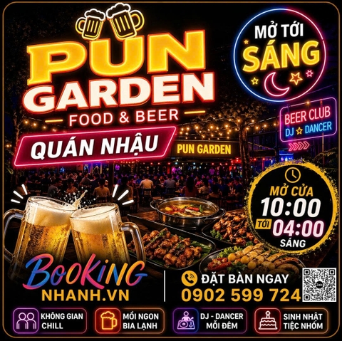 Beer Club Pun Garden - 178 Nguyễn Hữu Thọ, Quận 7