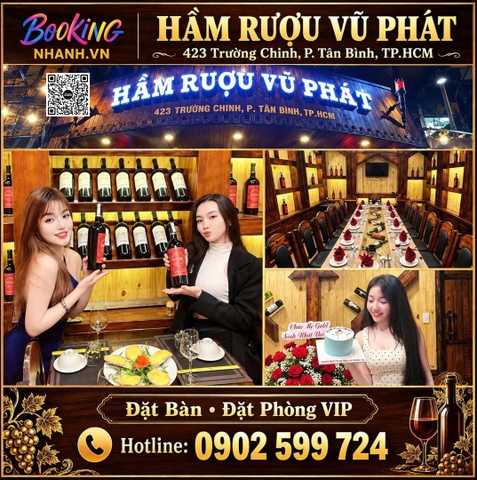 Hầm Rượu Vũ Phát - 423 Trường Chinh, Quận Tân Bình, HCM
