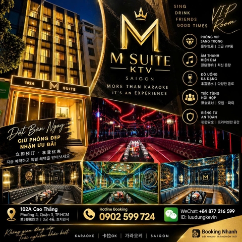Karaoke M-Suite - 102 Cao Thắng, Quận 3