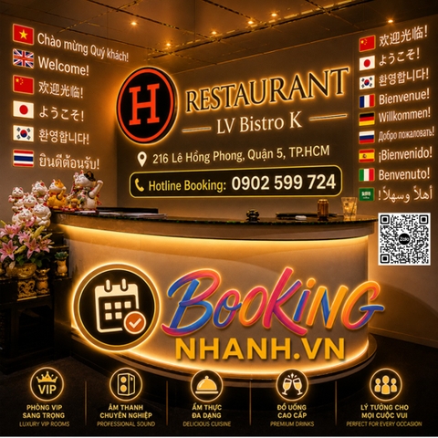 H Restaurant LV Bistro K - 216 Lê Hồng Phong Quận 5
