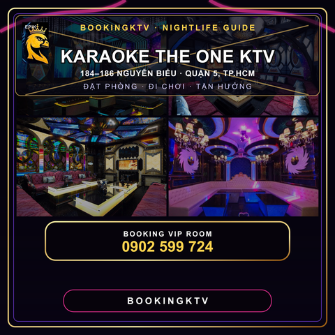 Karaoke The One KTV – 184–186 Nguyễn Biểu, Quận 5