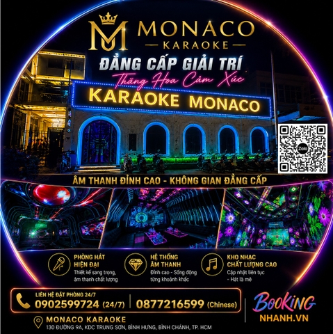 Monaco Karaoke KTV - 130 đường 9A - KDC Trung Sơn