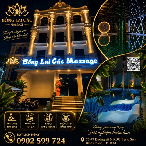Massage Bồng Lai Các - 75-77 Đường 6 KDC Trung Sơn