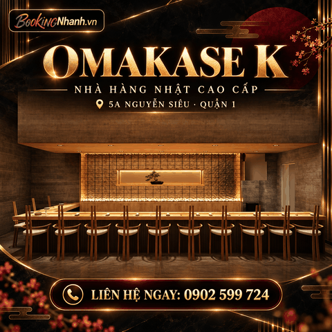Omakase K – Trải Nghiệm Ẩm Thực Nhật Cao Cấp Tại 5A Nguyễn Siêu