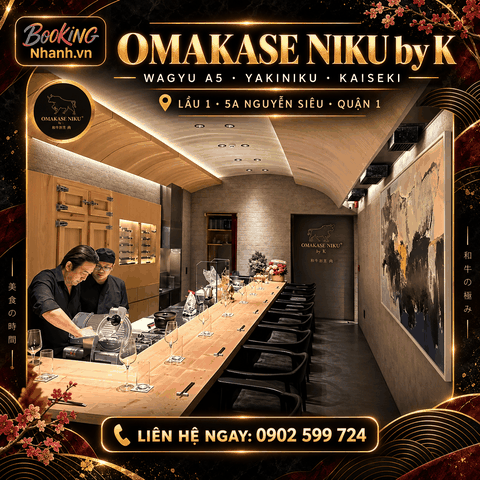 Omakase Niku by K – Trải Nghiệm Wagyu Cao Cấp Tại 5A Nguyễn Siêu