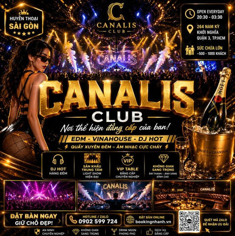Canalis Club -  264 Nam Kỳ Khởi Nghĩa, Quận 3, TPHCM