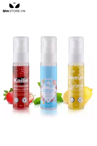 SMT2160 - Gel bôi trơn toàn thân hương hoa quả tự nhiên chai 30ml