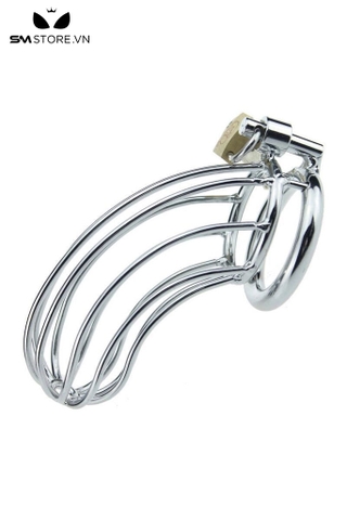 SMT2467 - Khóa dương vật inox không gỉ dạng lồng có 4 size