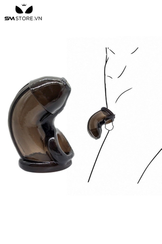 SMT2700 - Bao cao su đôn đeo bìu silicon đàn hồi dài 13cm