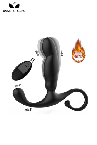 SMT1208 - Dương vật giả có 3 tần số rung và tỏa nhiệt dài 15.5cm