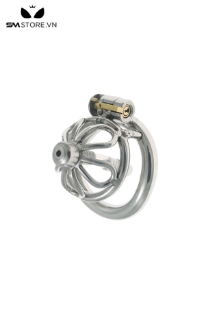 SMT2706 - Khóa dương vật inox cao cấp với bông hoa 5 cánh
