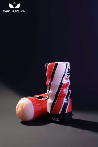 SMT636 - Cốc thủ dâm hình âm đạo giả silicon mềm dẻo dài 17cm