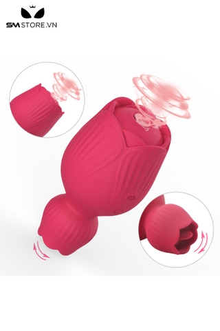 SMT2695 - Máy rung hút âm đạo có 10 tần số sạc điện dài 9.6cm