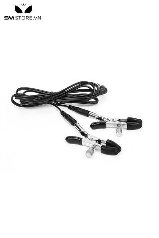 SMT1693 - Kẹp núm vú kích điện chất liệu kim loại dài 5.7cm