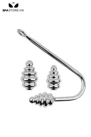 SMT1413 - Anal hook tháo rời với phích hậu môn 5 tầng bằng kim loại