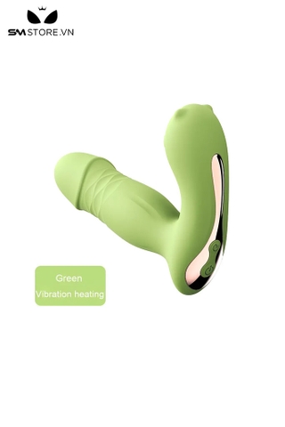 SMT1822 - Dương vật giả rung hút điều khiển xa sạc điện dài 12.5cm