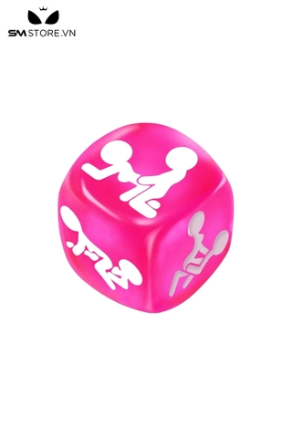 SMT726 - Sex dice xúc sắc tình yêu làm bằng nhựa với họa tiết tư thế 69