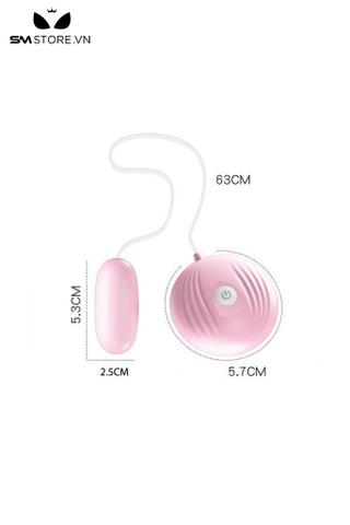 SMT097 - Trứng rung mini có dây nối điều khiển hình vỏ sò