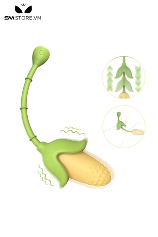 SMT2229 - Trứng rung silicon ngụy trang bắp ngô vàng dài 18.9cm