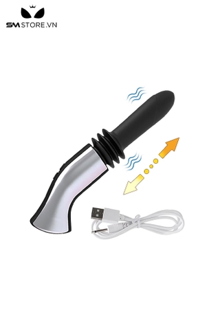 SMT2954 - Máy rung hậu môn có đế gắn tường sạc điện và 4 chế độ