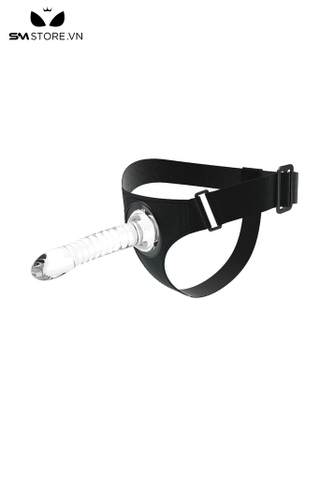 SMT1558 - Dương vật giả silicon liền quần trong suốt dài 17.9cm