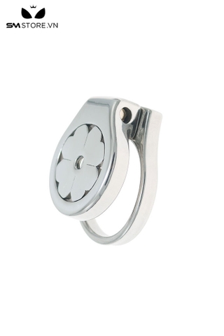 SMT2638 - Khóa dương vật inox mặt dẹt hình cỏ ba có 4 nhánh